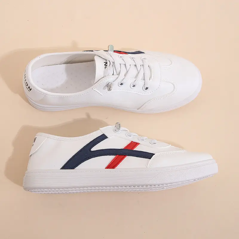 Women's Shoes Autumn Shoes Women's Non-slip Breathable All-match Flat Shoes Non-slip Breathable Soft Slip-on White Shoes - Image 4