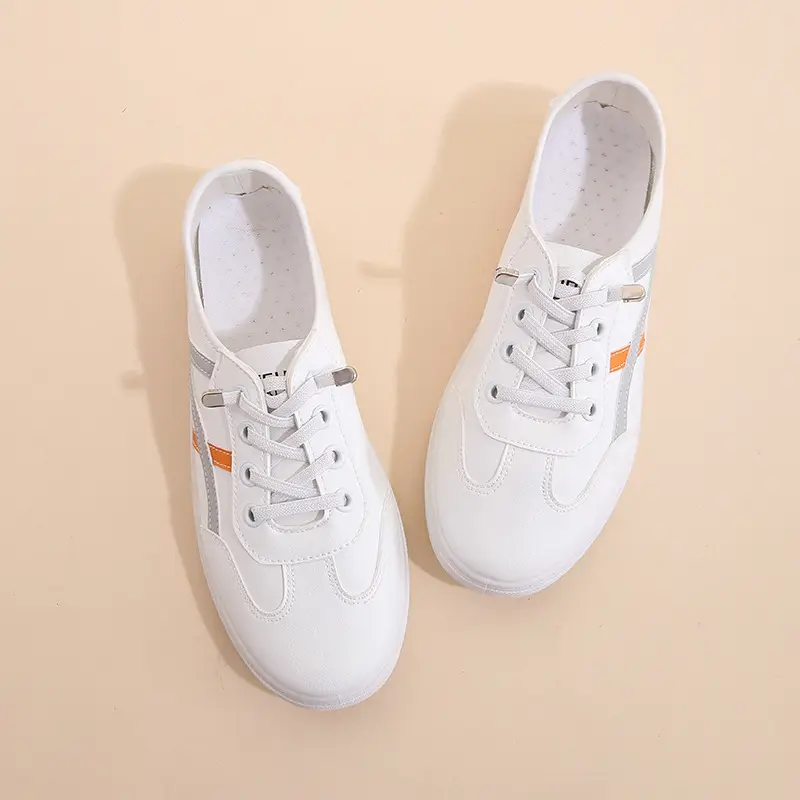 Women's Shoes Autumn Shoes Women's Non-slip Breathable All-match Flat Shoes Non-slip Breathable Soft Slip-on White Shoes - Image 5