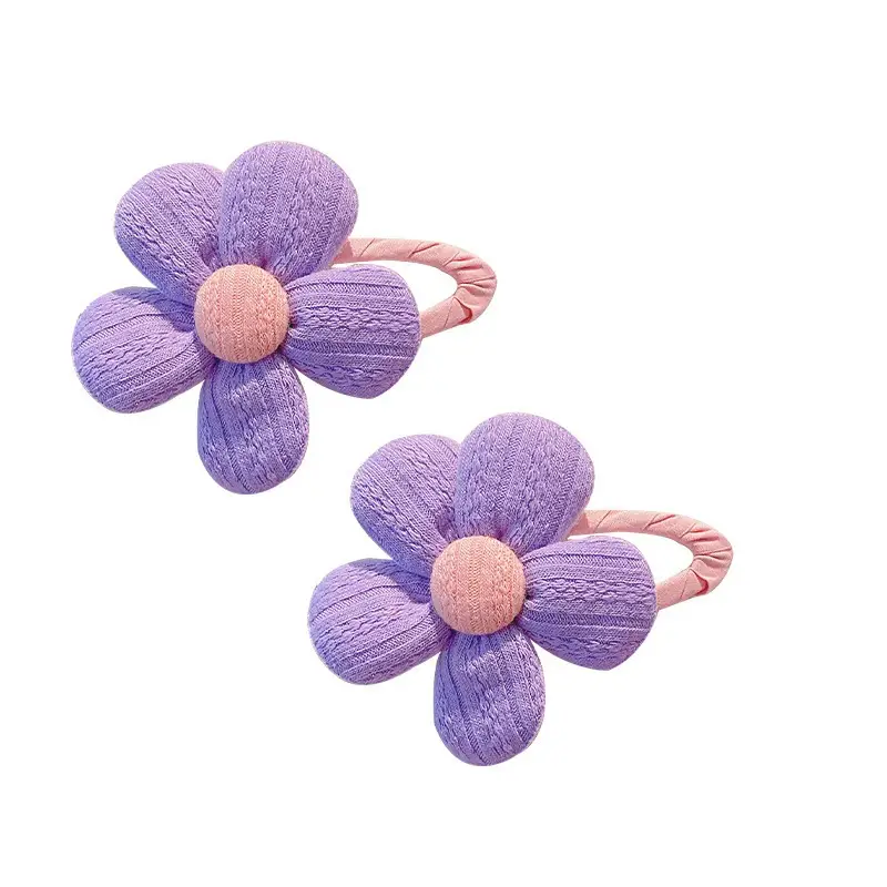 Children's Flower Hairpin for Girls Rainbow Clip - Image 10
