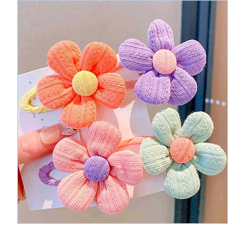 Children's Flower Hairpin for Girls Rainbow Clip — feature 6