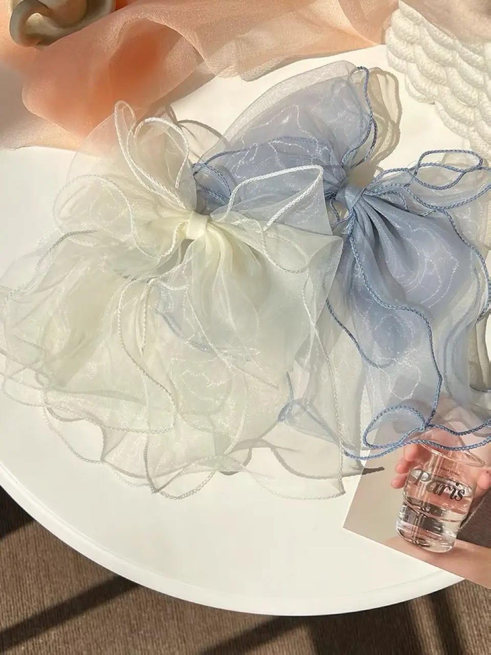 Fairy Mesh Bow Hairpin White Dream Super Fairy Princess Clip — feature 4