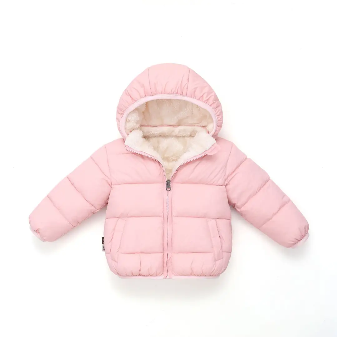 Amazon 2026 Kidsren's Fleece down Cotton Jacket for Boys and Girls, Hooded Plaid Style Baby Autumn and Winter Warm Jacket — feature 25