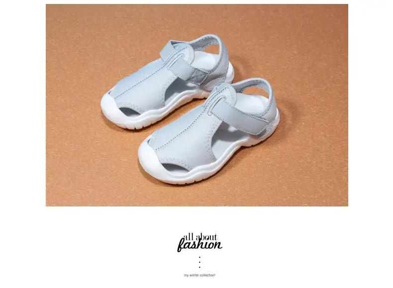Pink Mesh Beach Sandals for Boys Girls Infants — feature 24