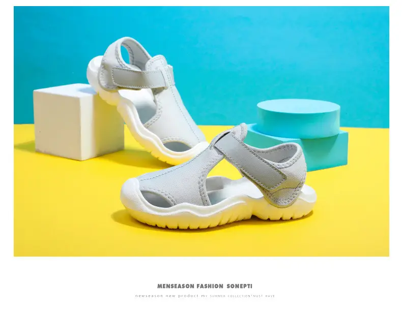 Pink Mesh Beach Sandals for Boys Girls Infants — feature 25