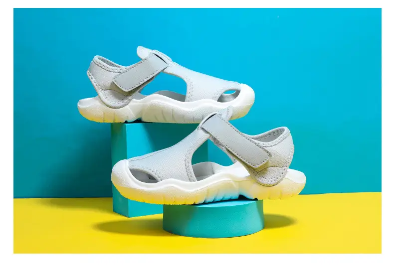 Pink Mesh Beach Sandals for Boys Girls Infants — feature 26