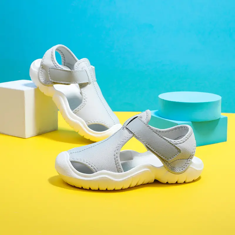 Pink Mesh Beach Sandals for Boys Girls Infants