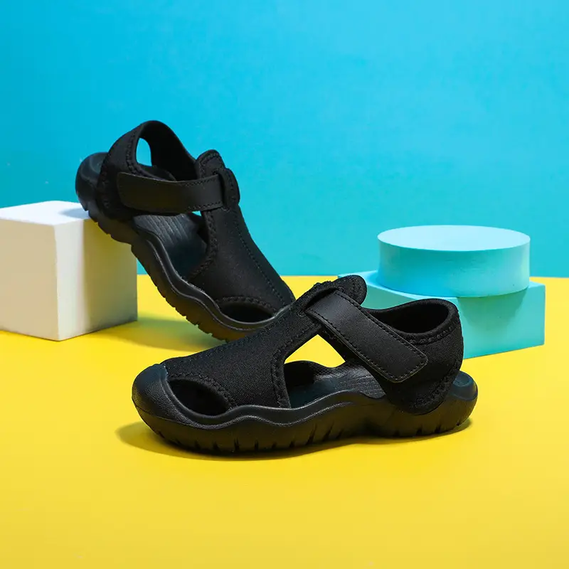 Pink Mesh Beach Sandals for Boys Girls Infants