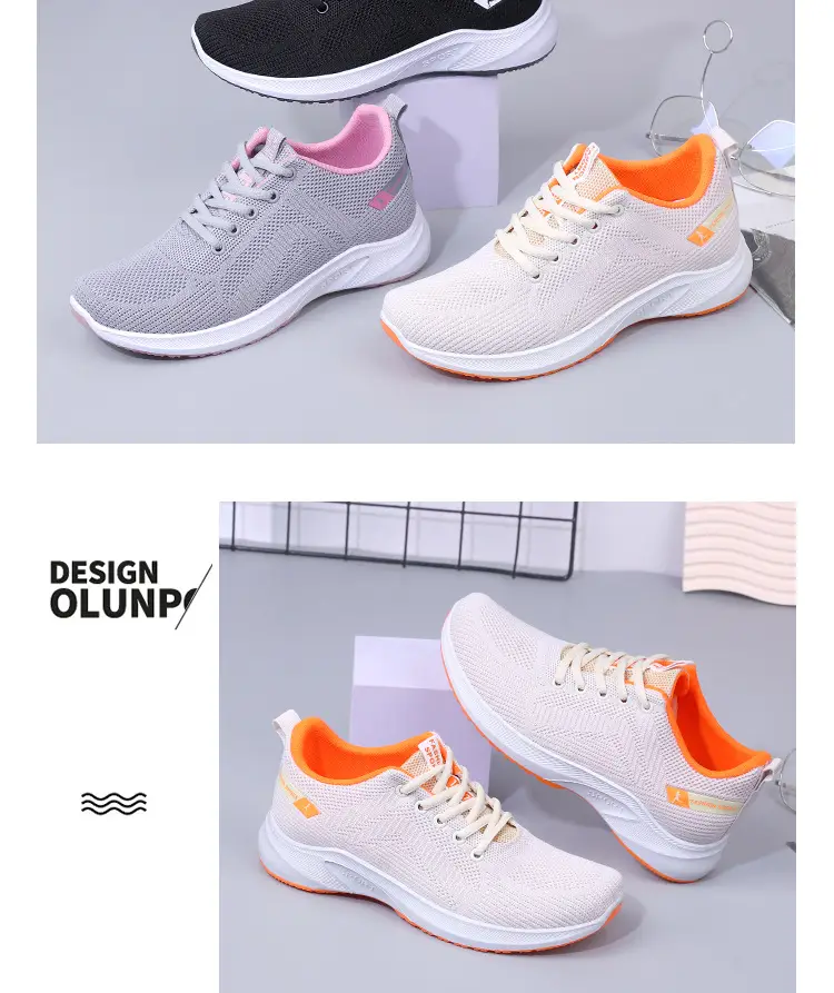 Women's Shoes 2026 Autumn New Sports Casual Shoes Foreign Trade Cross-Border Running Breathable Soft-Soled Fly-Knit Shoes Dropshipping — feature 12
