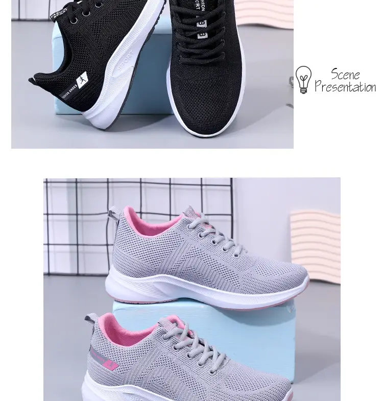 Women's Shoes 2026 Autumn New Sports Casual Shoes Foreign Trade Cross-Border Running Breathable Soft-Soled Fly-Knit Shoes Dropshipping — feature 14