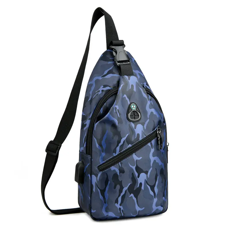 Men's Camouflage Shoulder Crossbody Bag Motorcycle Style - Image 5