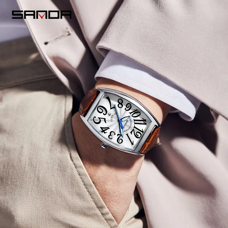Sanda Creative Large Numbers Men's Quartz Watch - Image 7