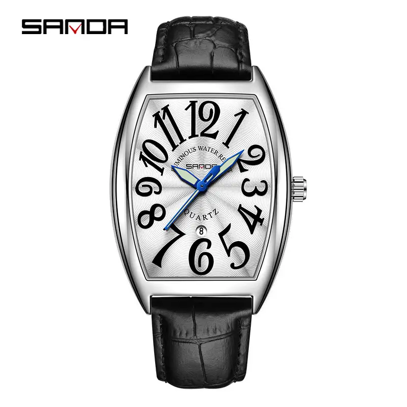 Sanda Creative Large Numbers Men's Quartz Watch - Image 3