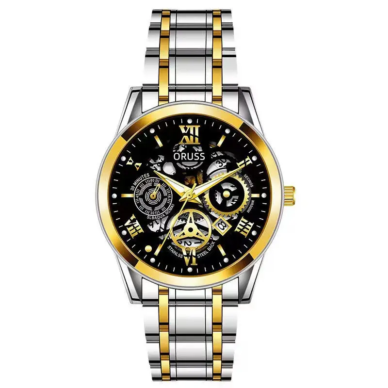 2024 new Swiss brand automatic movement watch men's watch luminous waterproof high-end handsome men's watch