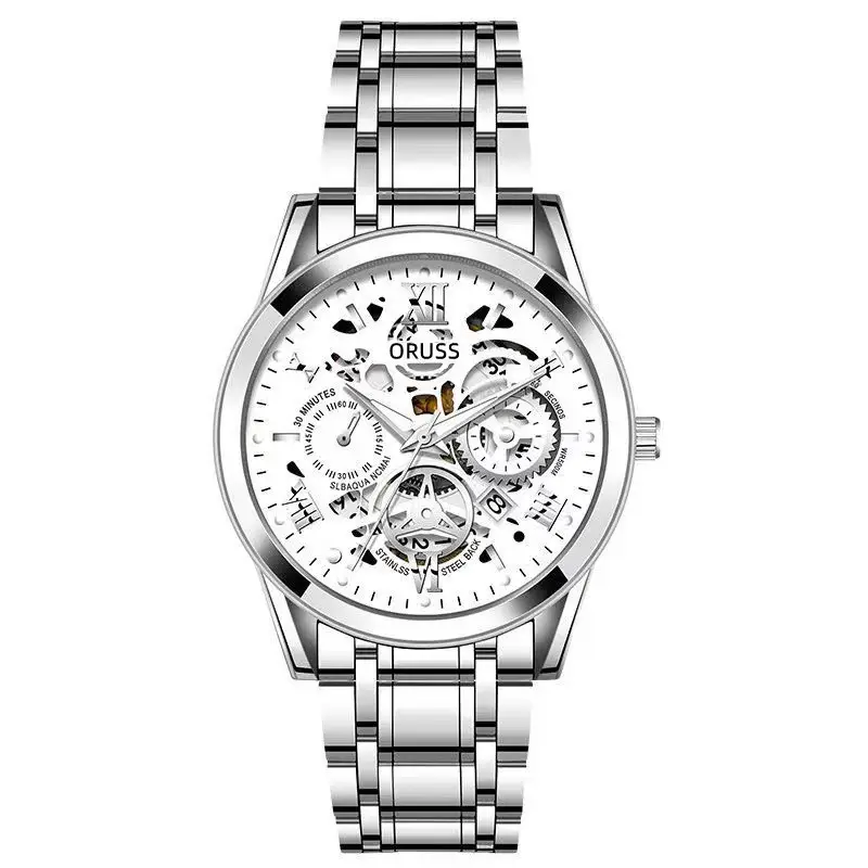 2024 new Swiss brand automatic movement watch men's watch luminous waterproof high-end handsome men's watch