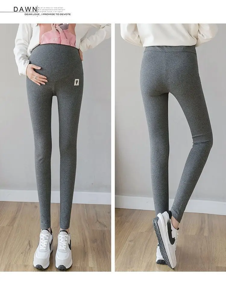 Pregnant Women's Black Modal Leggings Large Size — feature 16