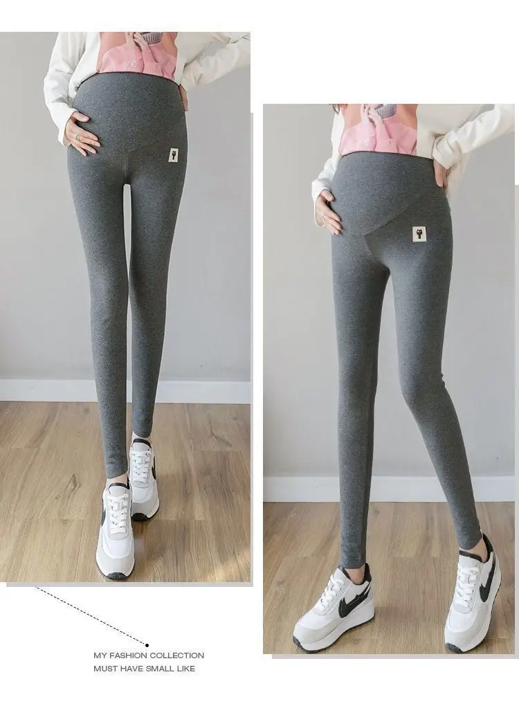 Pregnant Women's Black Modal Leggings Large Size — feature 17