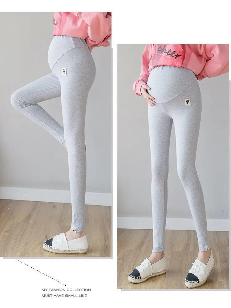 Pregnant Women's Black Modal Leggings Large Size — feature 23