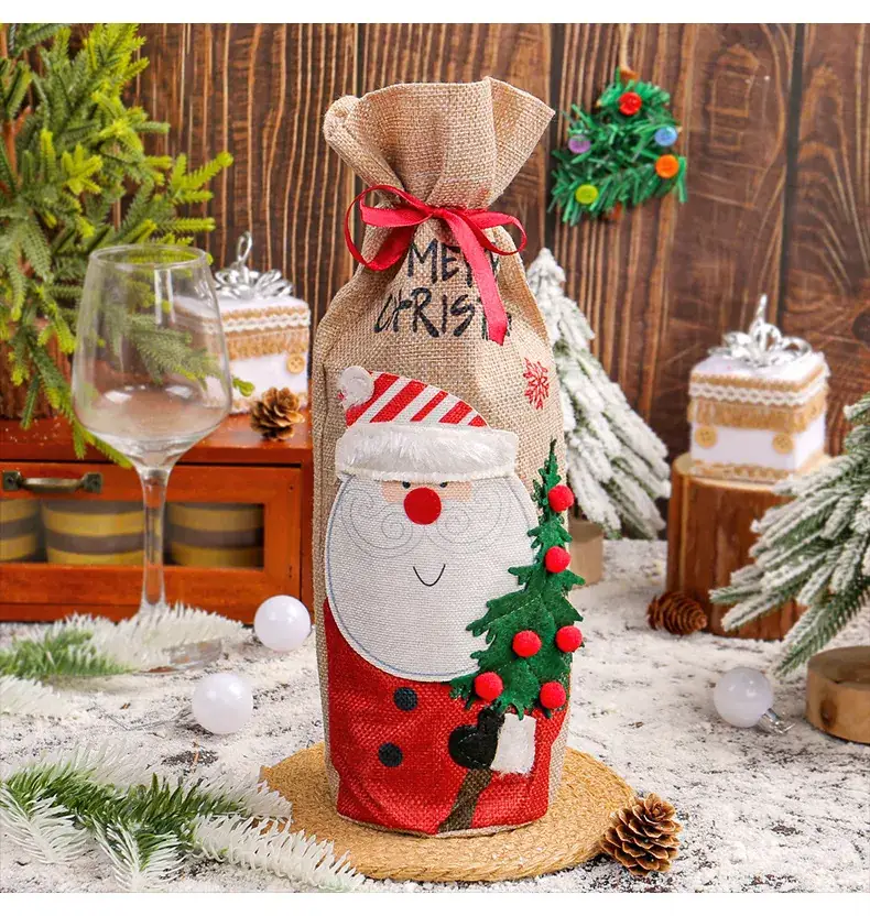 Jingchen Snowman Wine Set Christmas Decor — feature 6