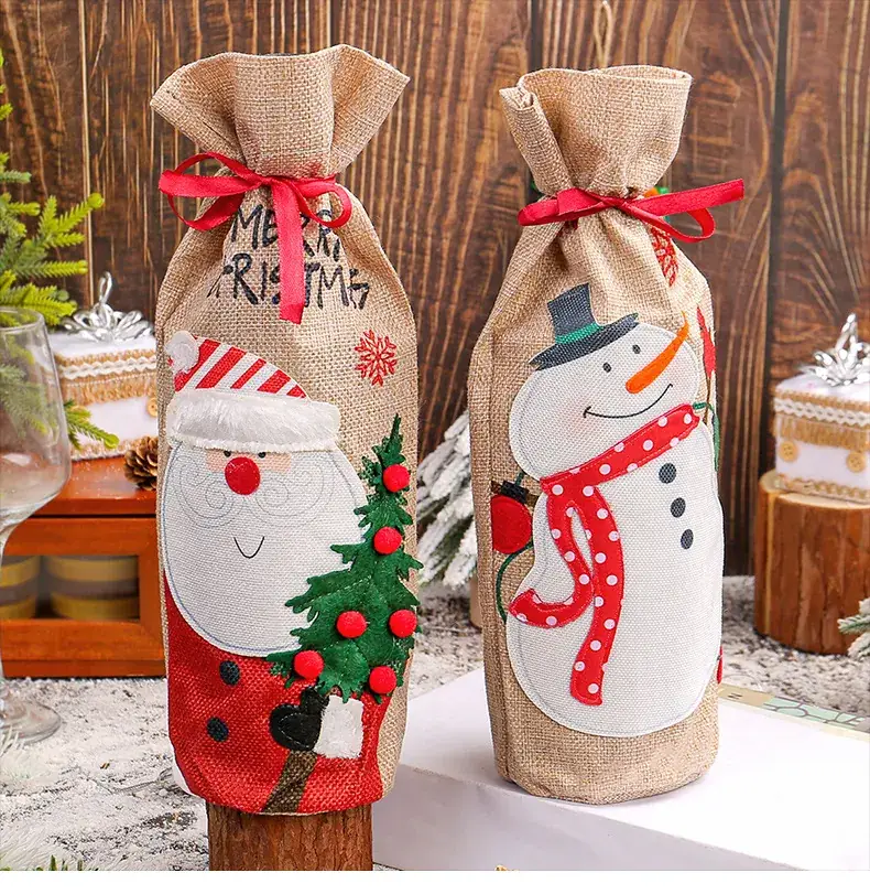 Jingchen Snowman Wine Set Christmas Decor — feature 7