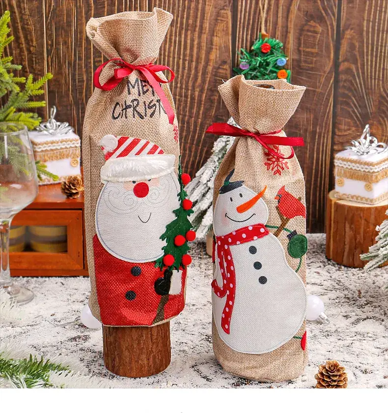 Jingchen Snowman Wine Set Christmas Decor — feature 9