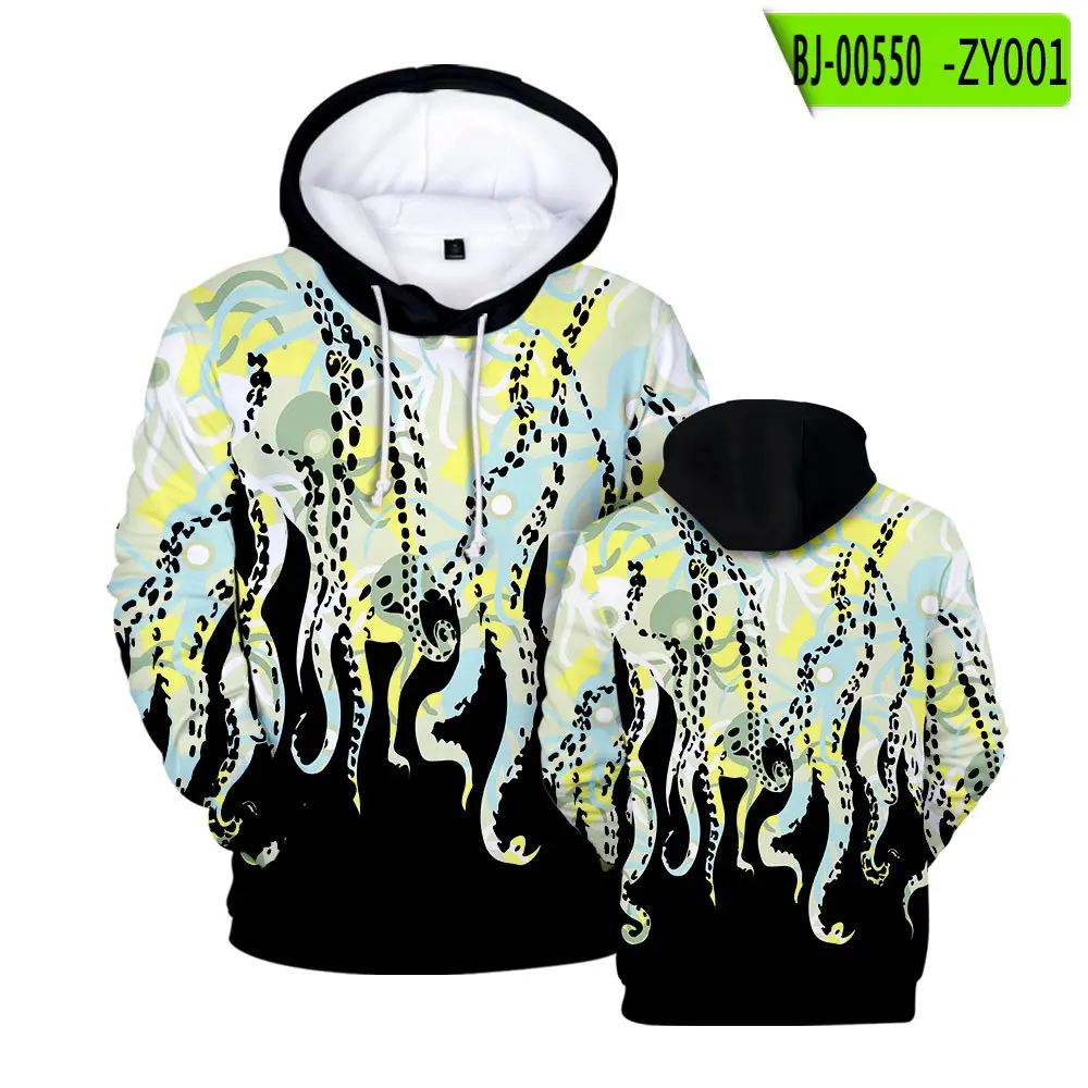 Men's Red Flame Hoodie Set with Hooded Neck