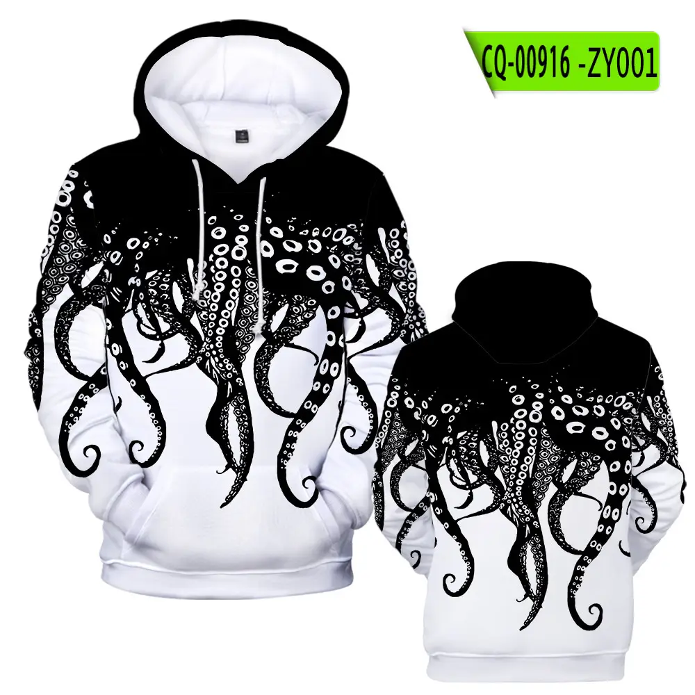 Men's Red Flame Hoodie Set with Hooded Neck
