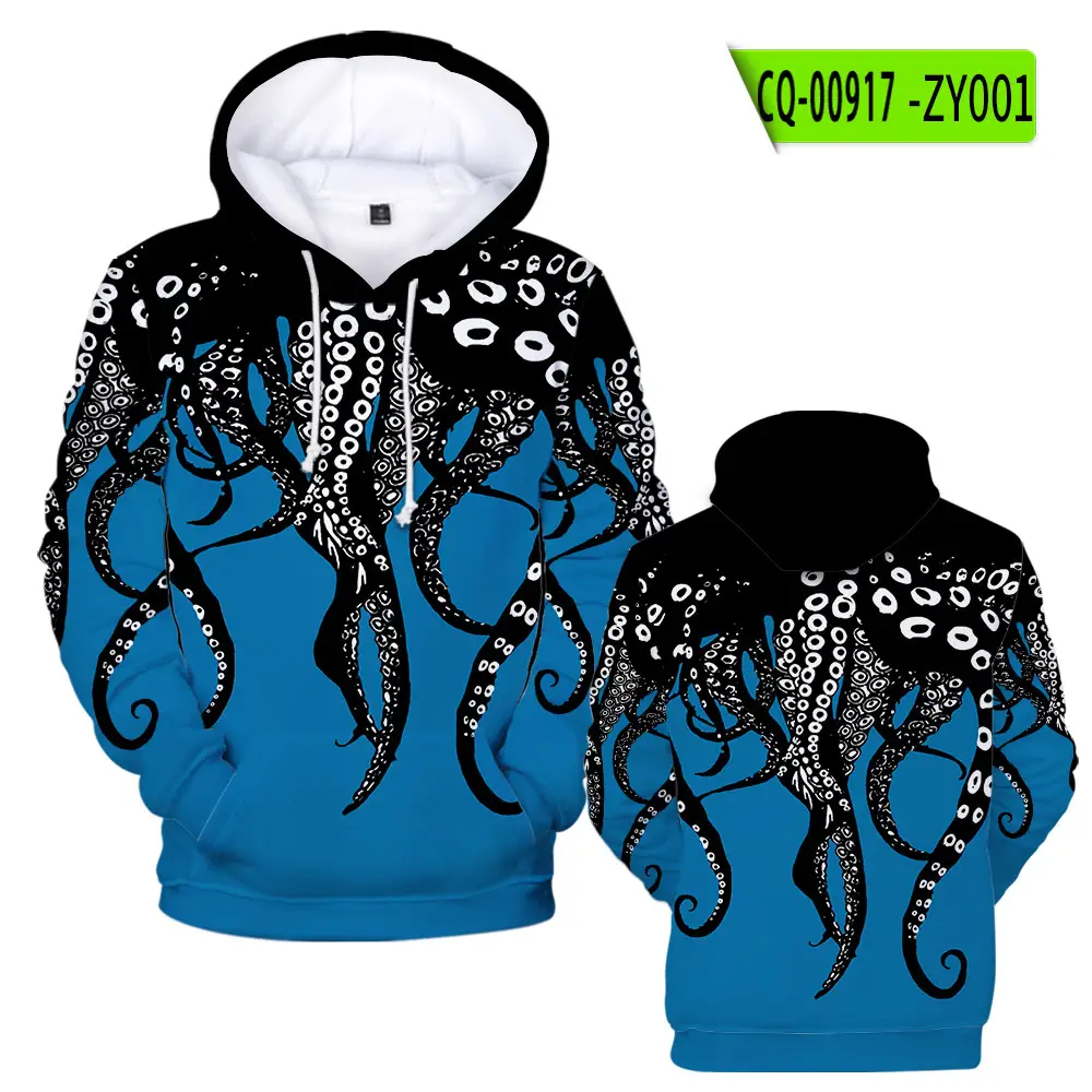 Men's Red Flame Hoodie Set with Hooded Neck