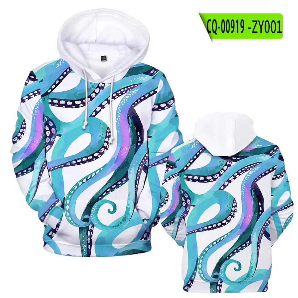 Men's Red Flame Hoodie Set with Hooded Neck