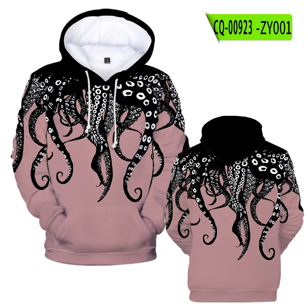 Men's Red Flame Hoodie Set with Hooded Neck