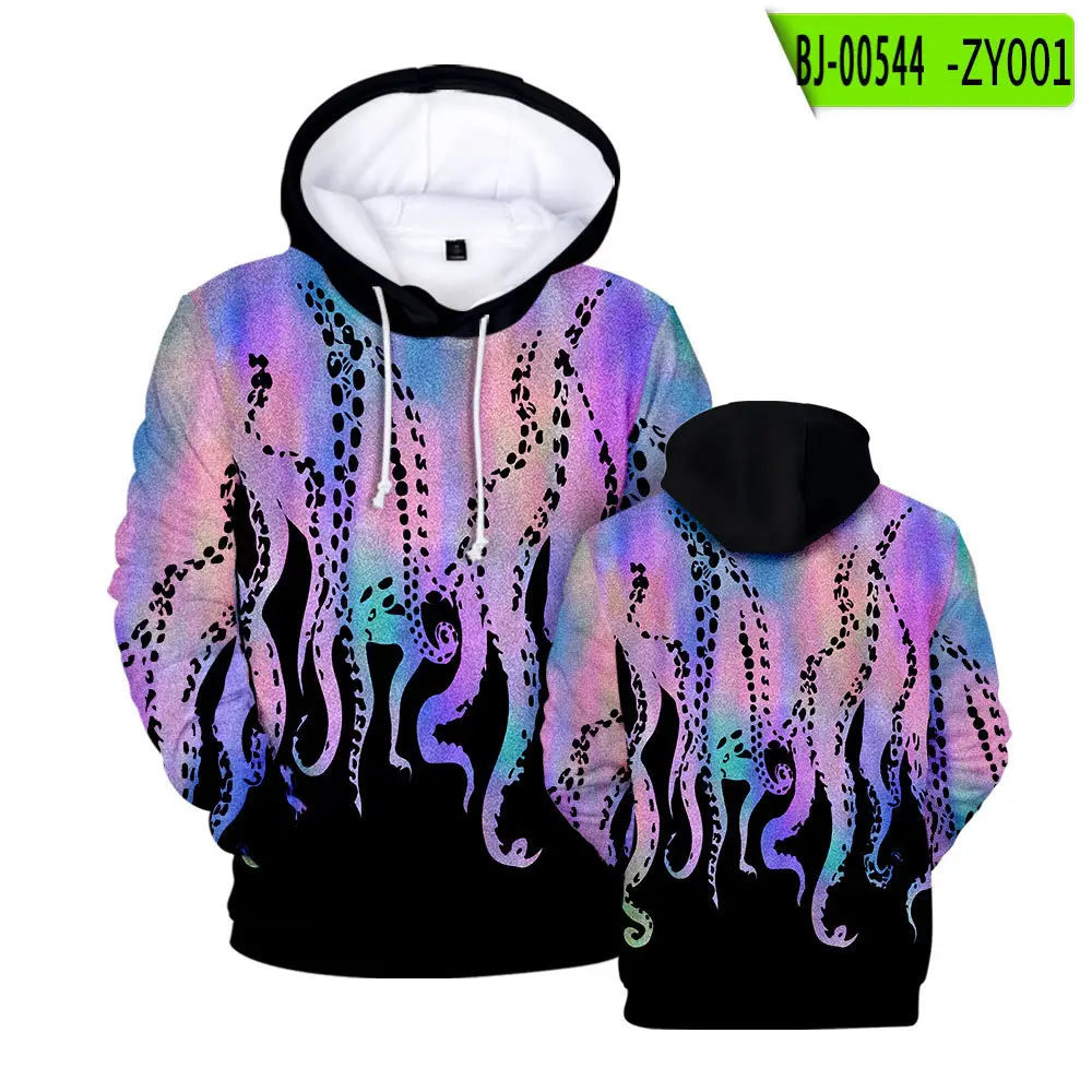 Men's Red Flame Hoodie Set with Hooded Neck