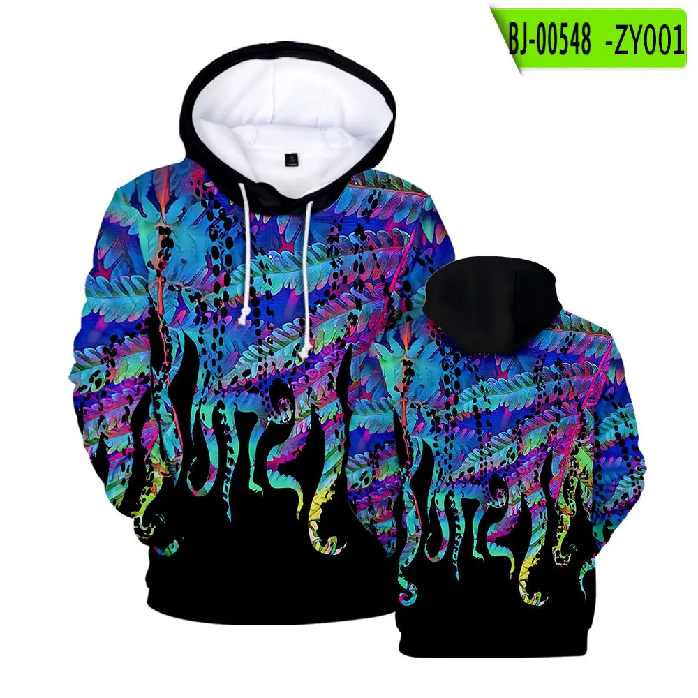 Men's Red Flame Hoodie Set with Hooded Neck