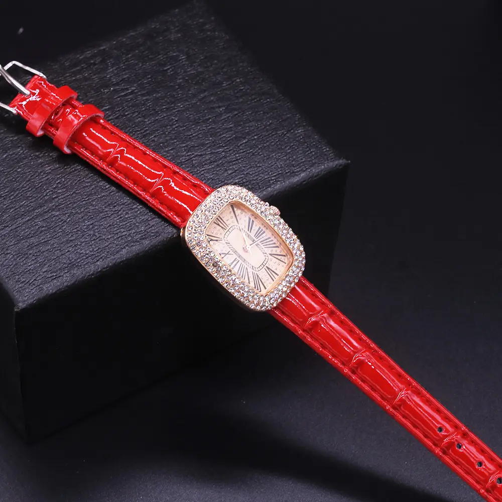 Cross-Border Quartz Watch Set for Women with Diamonds — feature 12