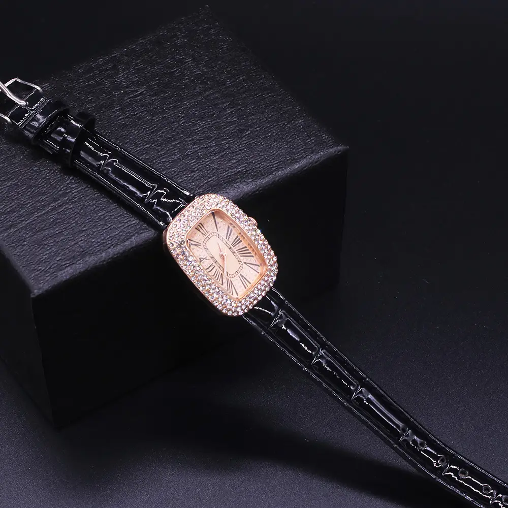 Cross-Border Quartz Watch Set for Women with Diamonds — feature 14