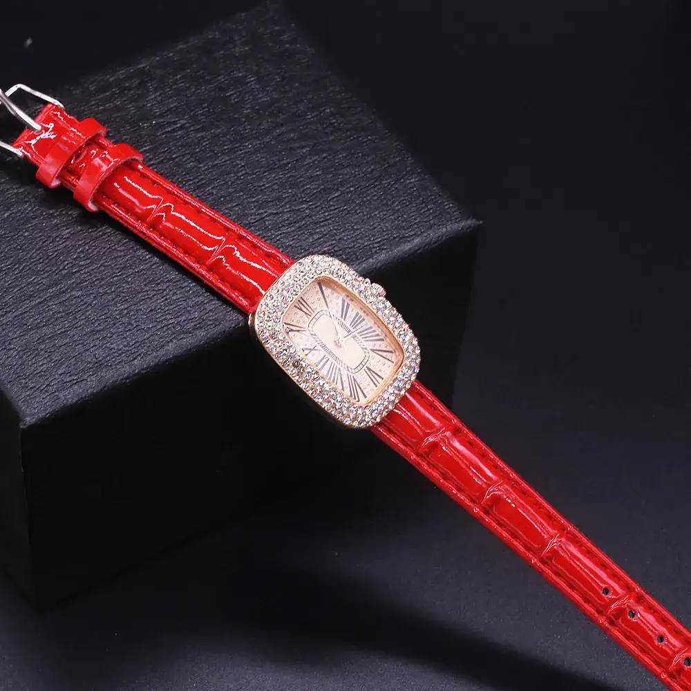 Cross-Border Quartz Watch Set for Women with Diamonds - Image 4
