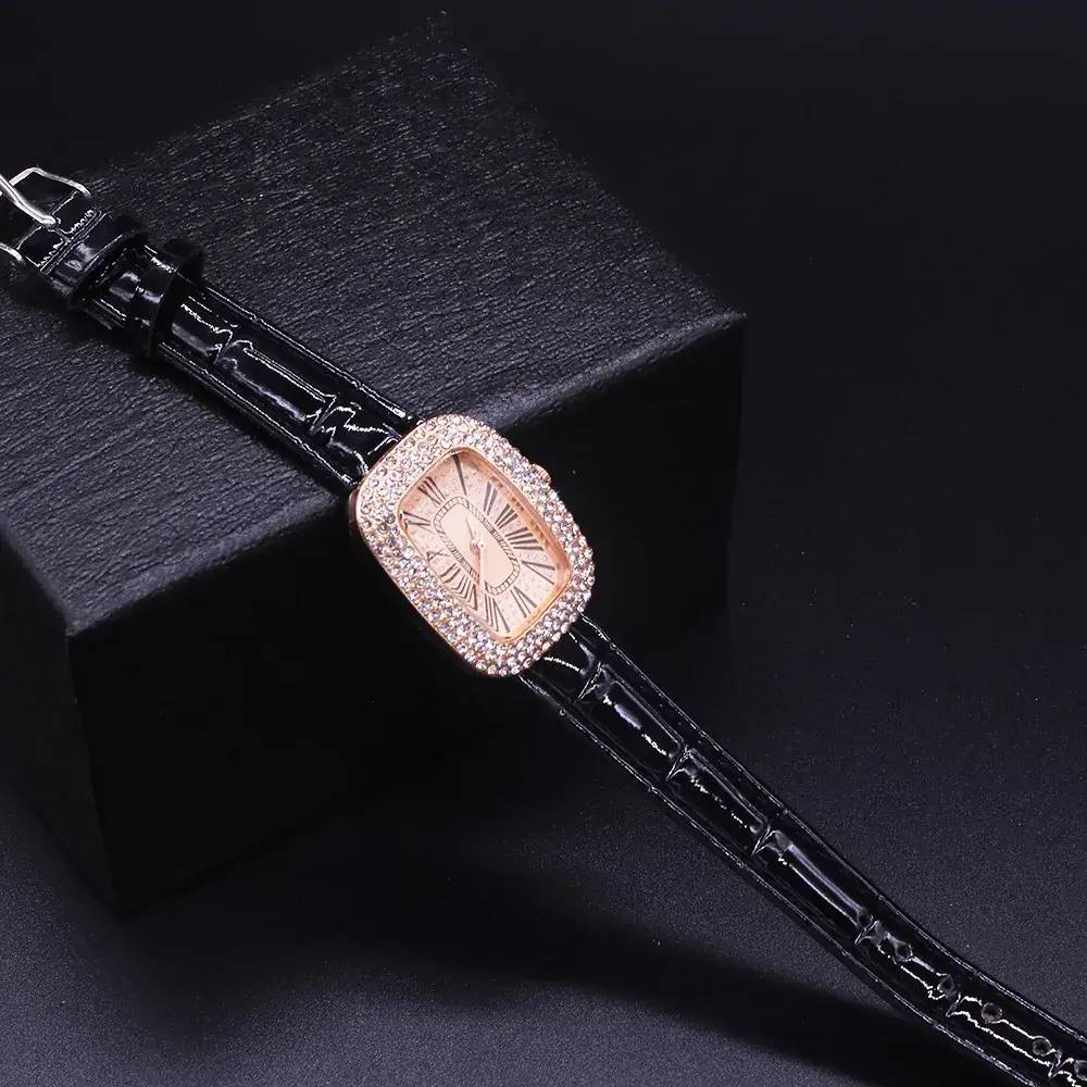 Cross-Border Quartz Watch Set for Women with Diamonds - Image 6