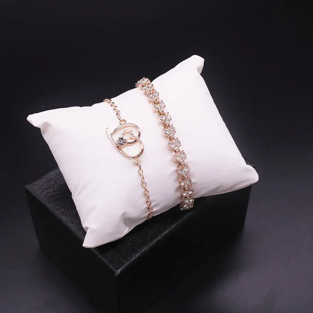 Cross-Border Quartz Watch Set for Women with Diamonds - Image 7