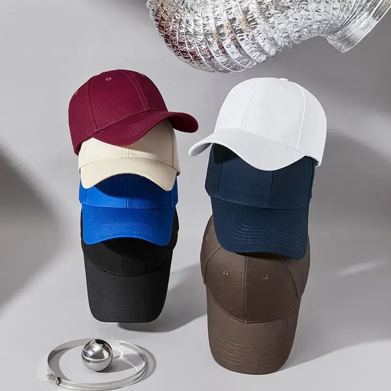 Men Wide Brim Baseball Cap Beige No Brand - Image 13