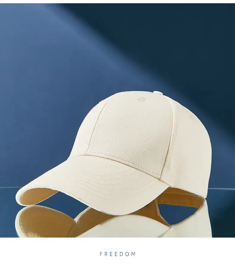 Men Wide Brim Baseball Cap Beige No Brand — feature 16