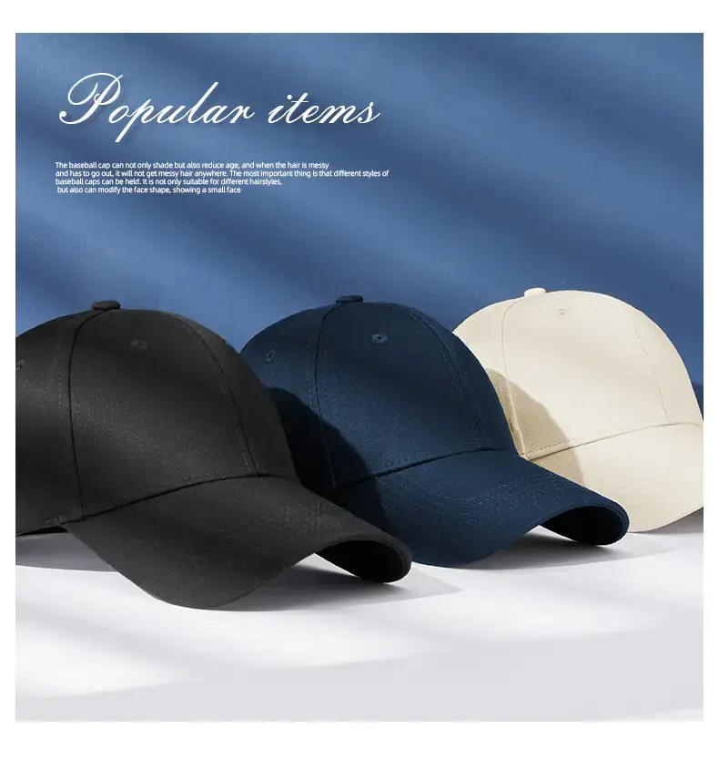 Men Wide Brim Baseball Cap Beige No Brand — feature 6