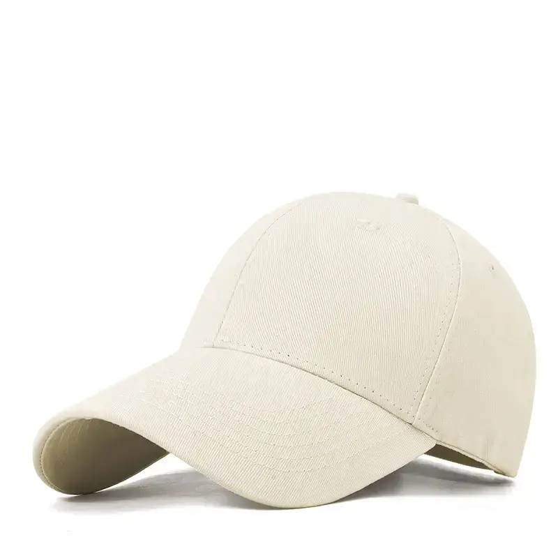 Men Wide Brim Baseball Cap Beige No Brand - Image 6