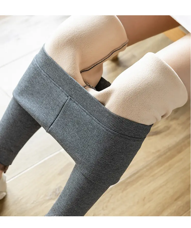 Women Grey Lace Tights Winter Warm 100kg Large — feature 25