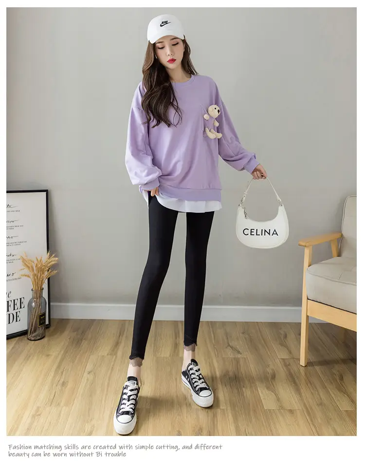 Women Grey Lace Tights Winter Warm 100kg Large — feature 26