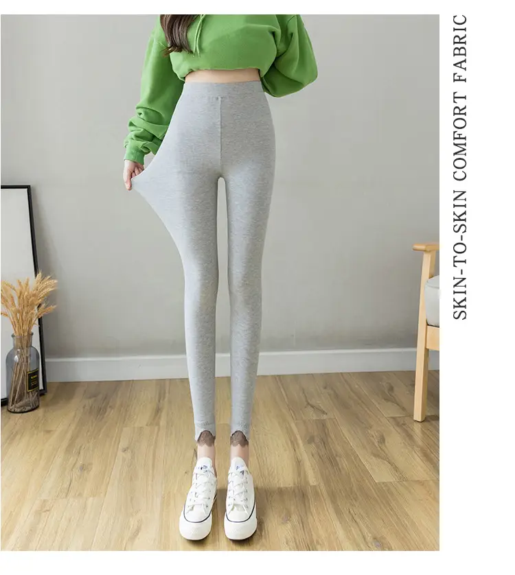 Women Grey Lace Tights Winter Warm 100kg Large — feature 33