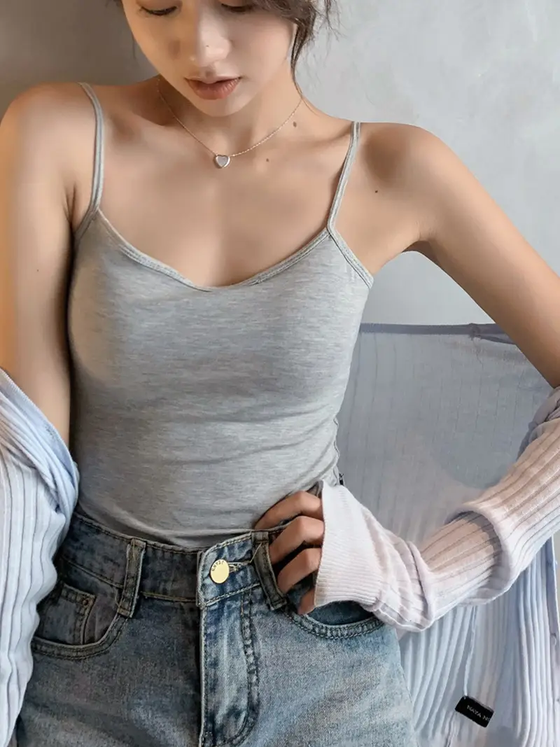 All-In-One Camisole Women's Inner Bra with Back Support - Image 9