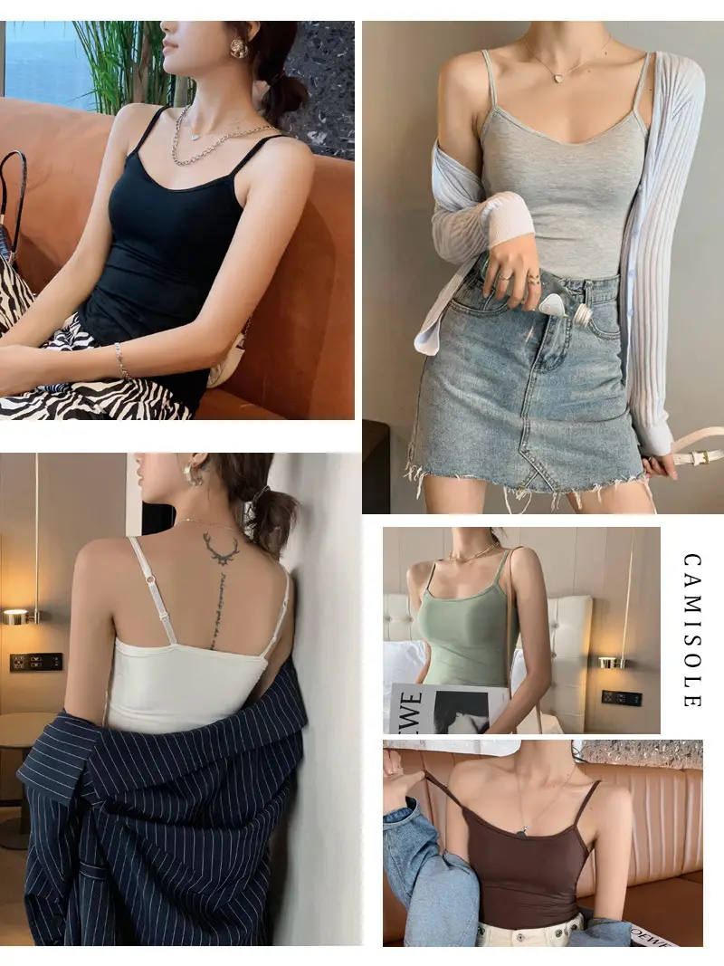 All-In-One Camisole Women's Inner Bra with Back Support - Image 10