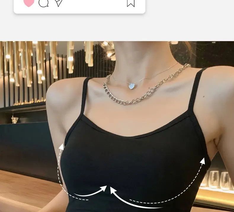All-In-One Camisole Women's Inner Bra with Back Support — feature 7