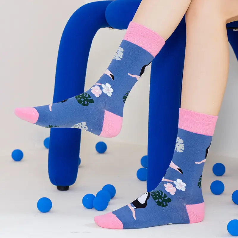 Animal Zhuji Colorful Summer Men's Socks Trendy Brand Socks Cotton Mid-Tube Trendy Men's Socks Popular Women's Wholesale