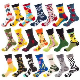 Animal Zhuji Colorful Summer Men's Socks Trendy Brand Socks Cotton Mid-Tube Trendy Men's Socks Popular Women's Wholesale — feature 2