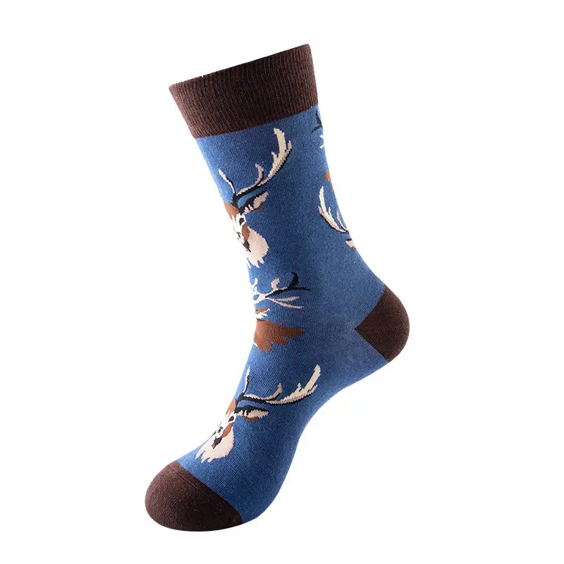 Animal Zhuji Colorful Summer Men's Socks Trendy Brand Socks Cotton Mid-Tube Trendy Men's Socks Popular Women's Wholesale