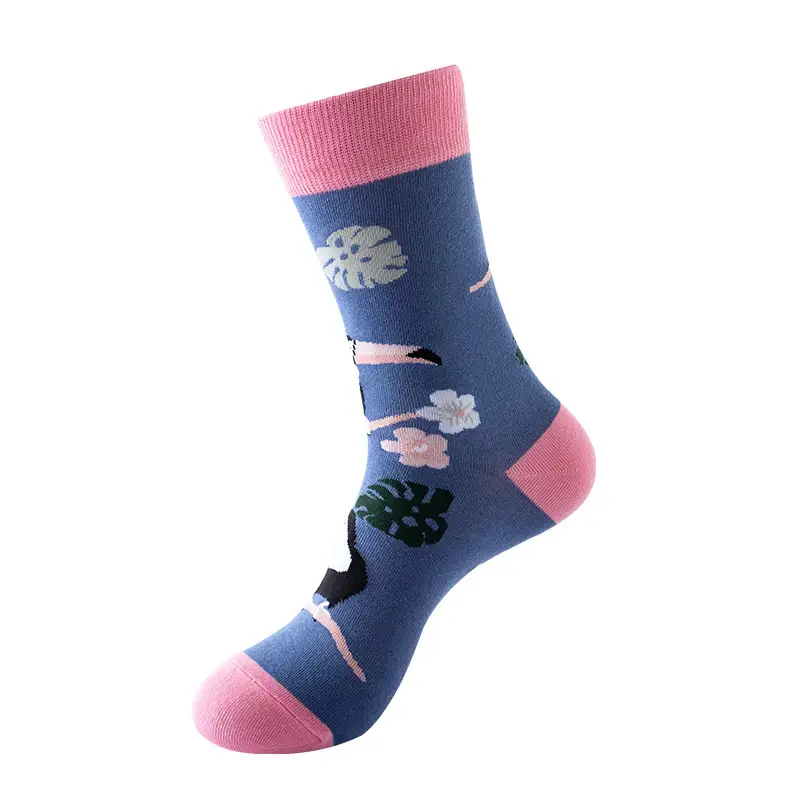 Animal Zhuji Colorful Summer Men's Socks Trendy Brand Socks Cotton Mid-Tube Trendy Men's Socks Popular Women's Wholesale